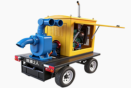 Diesel Engine Self-Priming Mobile Pump Truck