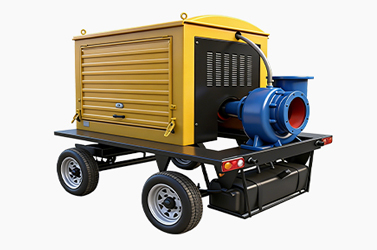 Diesel Engine Mixed Flow Mobile Pump Truck